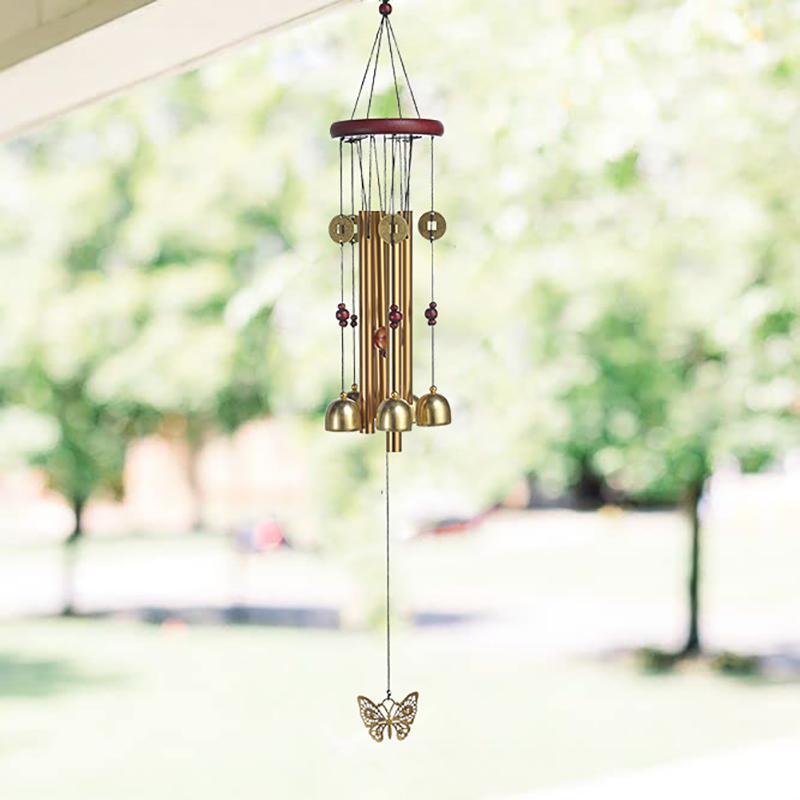 Large Wind Chime Tubes Bells Metal Church Bell Outdoor Garden Home Garden Decor Hanging Wind Chime Symbol Of Good Luck
