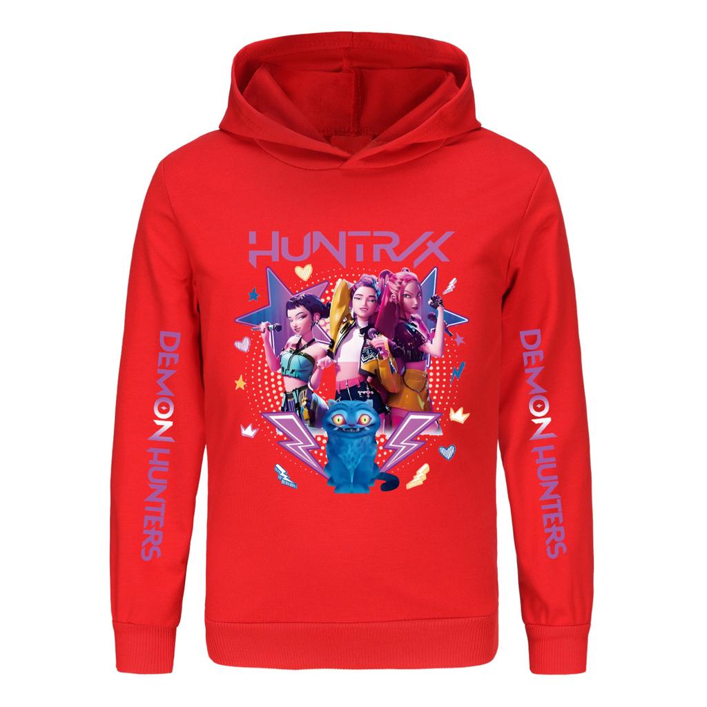 Children's Clothing Fashion Cartoon Printed Pattern Sports Shirt Top Casual Comfort Hoodie Sweatshirts Kids Unisex