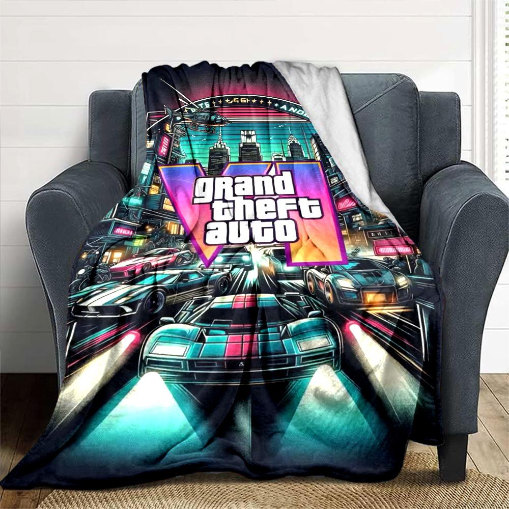 Gta Blanket Ultra-Soft Perfect for Bed Bedding Office for All Occasions Digital Print Gifts For Family Or Friends