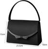 Gurina Women's Black Formal Bag, Large, Water-Repellent, Perfect for Weddings, Funerals, Entrance Ceremonies, Graduations, and More