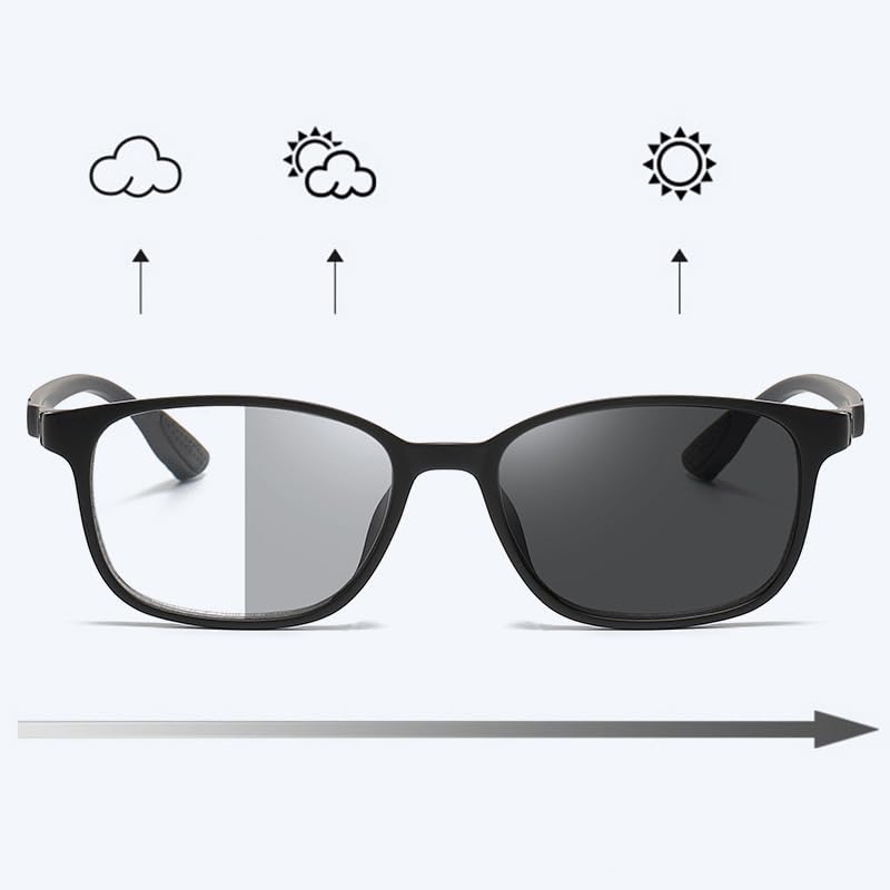 [PLOPLO] Photochromic, Color-changing, Progressive Multifocal Reading Glasses That Are Resistant To Strong Sunlight and Harmful Light, and Do Not Chan