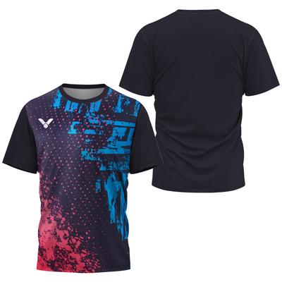 Breathable Badminton Tennis 3D Printed Men's T-shirt Fashion Sportwear Top Clothing Male Gym Fitness Short Sleeve Outdoor