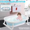 Folding Bathtub Children Lying Electronic Temperature Bath Tub Barrel Oversize Baby Newborn Supplies Baby Bath Universal