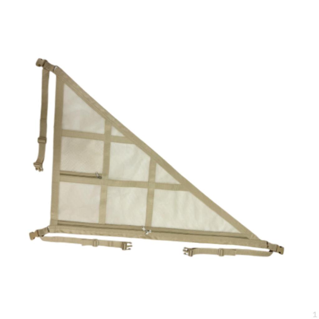 Automobile Roof Net Storage Holder with Zipper for Car Accessories