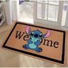 1 stuks Stitch The Movie Welkom Deurmat Antislip Levendig Bloemendesign Machinewasbaar Gemakkelijk Schoon Te Maken Huisdecoratie Kinderkleed