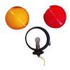 Tractor Tail Light Set | Red & Amber 12V Hazard Warning Lamp | Parking & Turn Signal Lights | Suitable for John Deere & Massey Ferguson | Set of 2