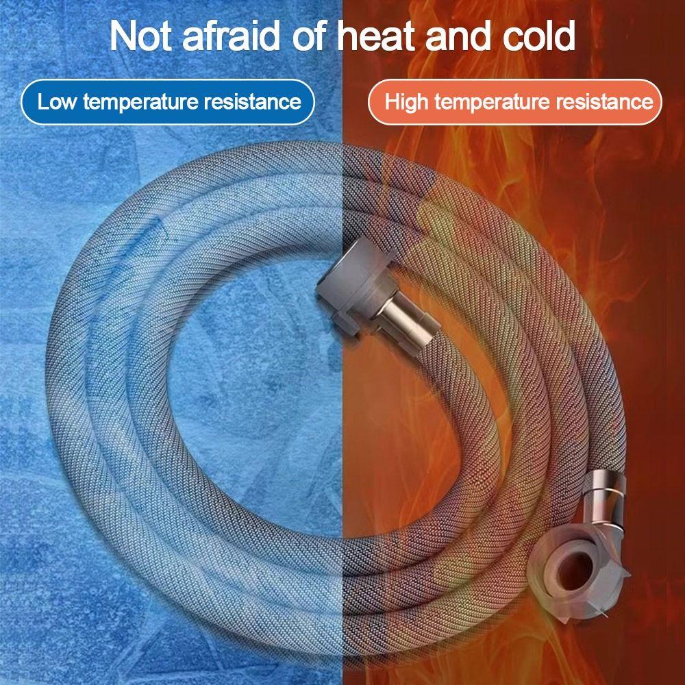 With 90 Degree Bend Washing Machine Hose Deformation Resistant Water Pipe  Washing Machine Parts