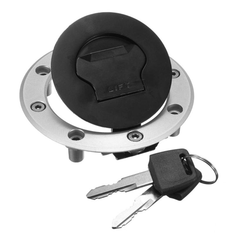 Metal Gas Caps And Key Lock set Easy Install Motorcycle Fuel Caps & Ignition Lock set for SV650 SV1000 GSF1250 GSXR100