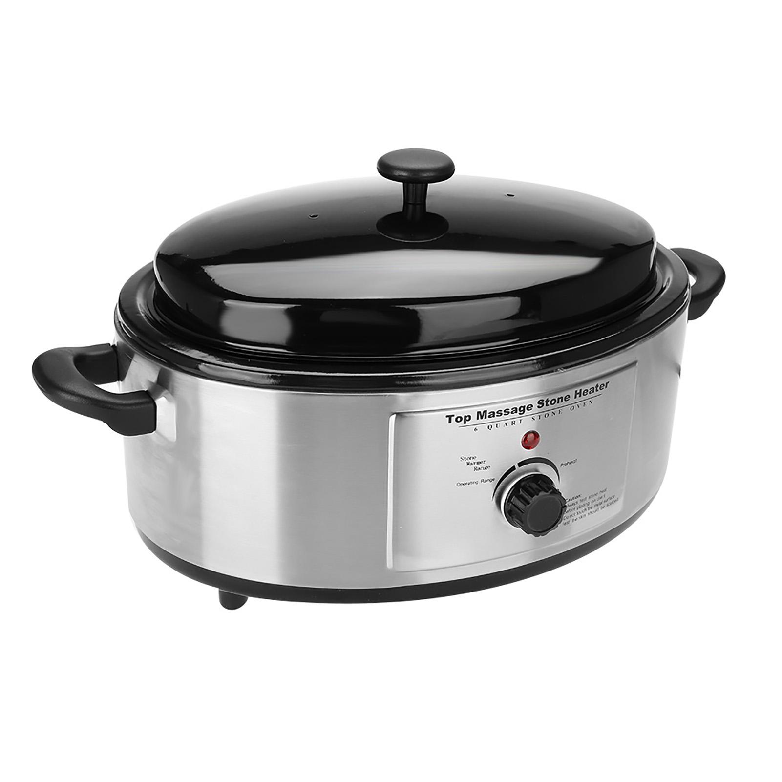 6 Quart Hot Massage Stone Heater Spa Salon Warmer Verwarmingsapparaat Vulkanische Energie Steen Verwarmer