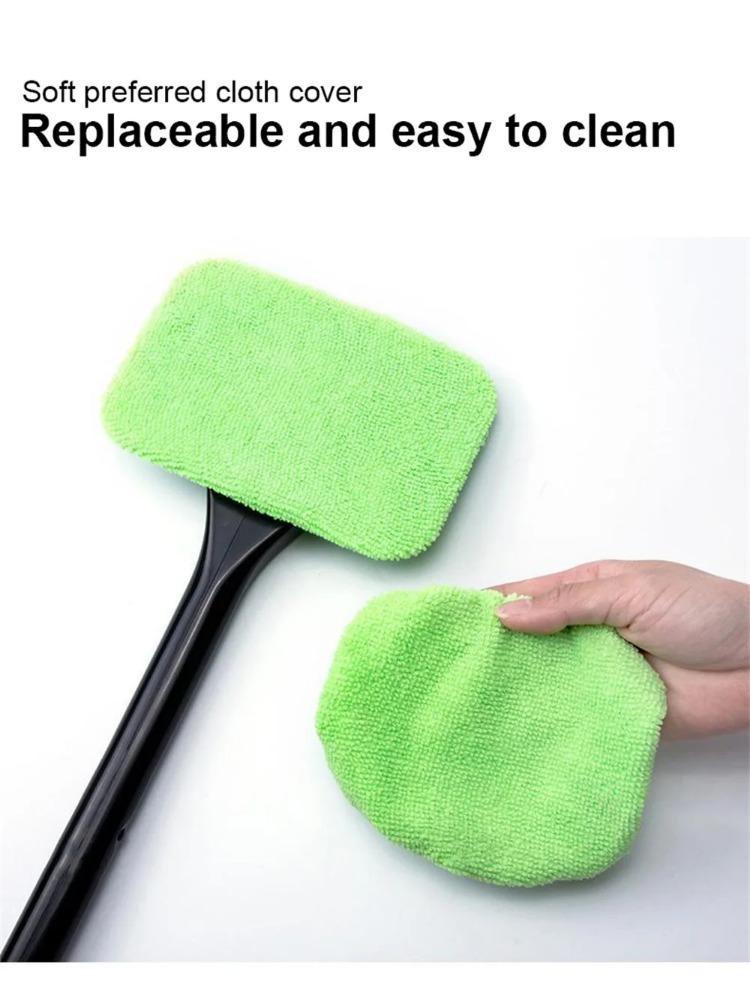 Kit perie pentru curățarea geamurilor mașinii Instrument de spălare a parbrizului în interiorul interiorului ștergător de sticlă auto cu mâner lung Accesorii auto