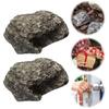 Resin Stone Key Box Reusable Stone Key Hider Wear Resist Interesting Key Rock Hider for Outdoor Garden Or Yard