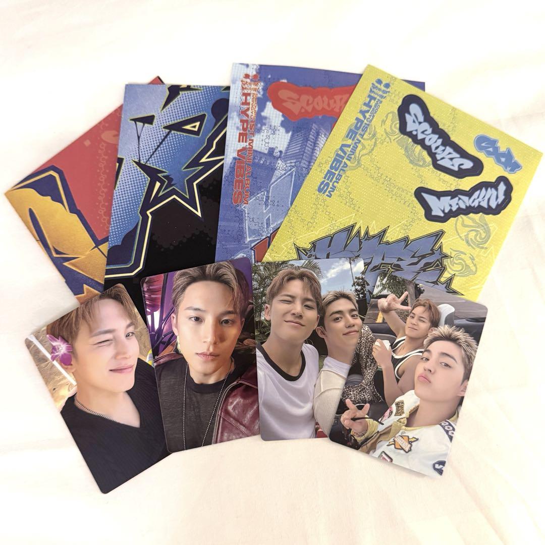 

[USED] Mingyu Album Trading Cards (4 pieces) CxM Seventeen