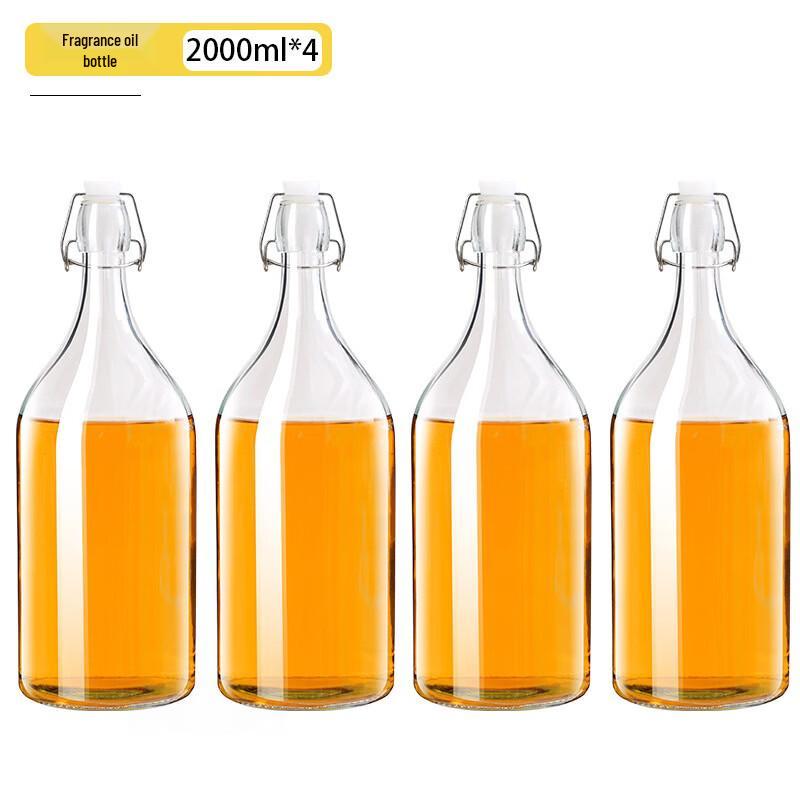 RuHan Glass Clamp-Top Storage Jars