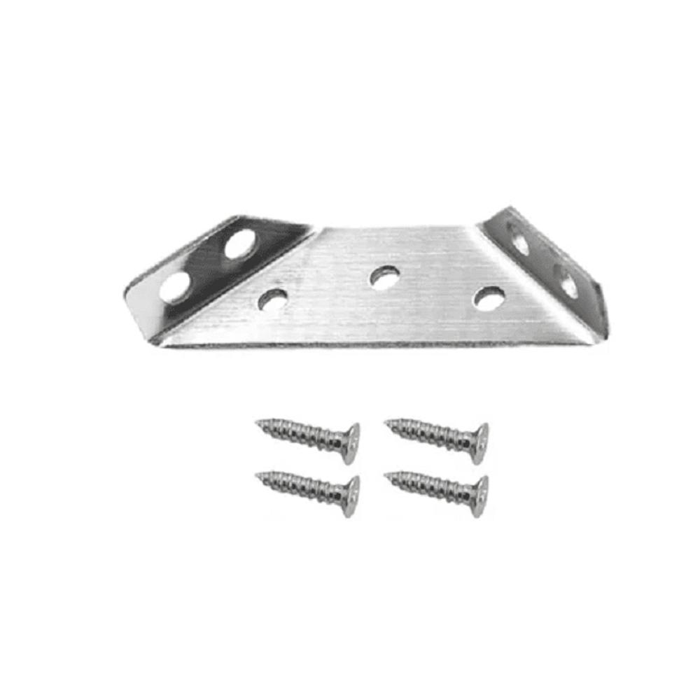 - Universal Furniture Corner Connector with 4 Screws Multifunctional for Furnitu