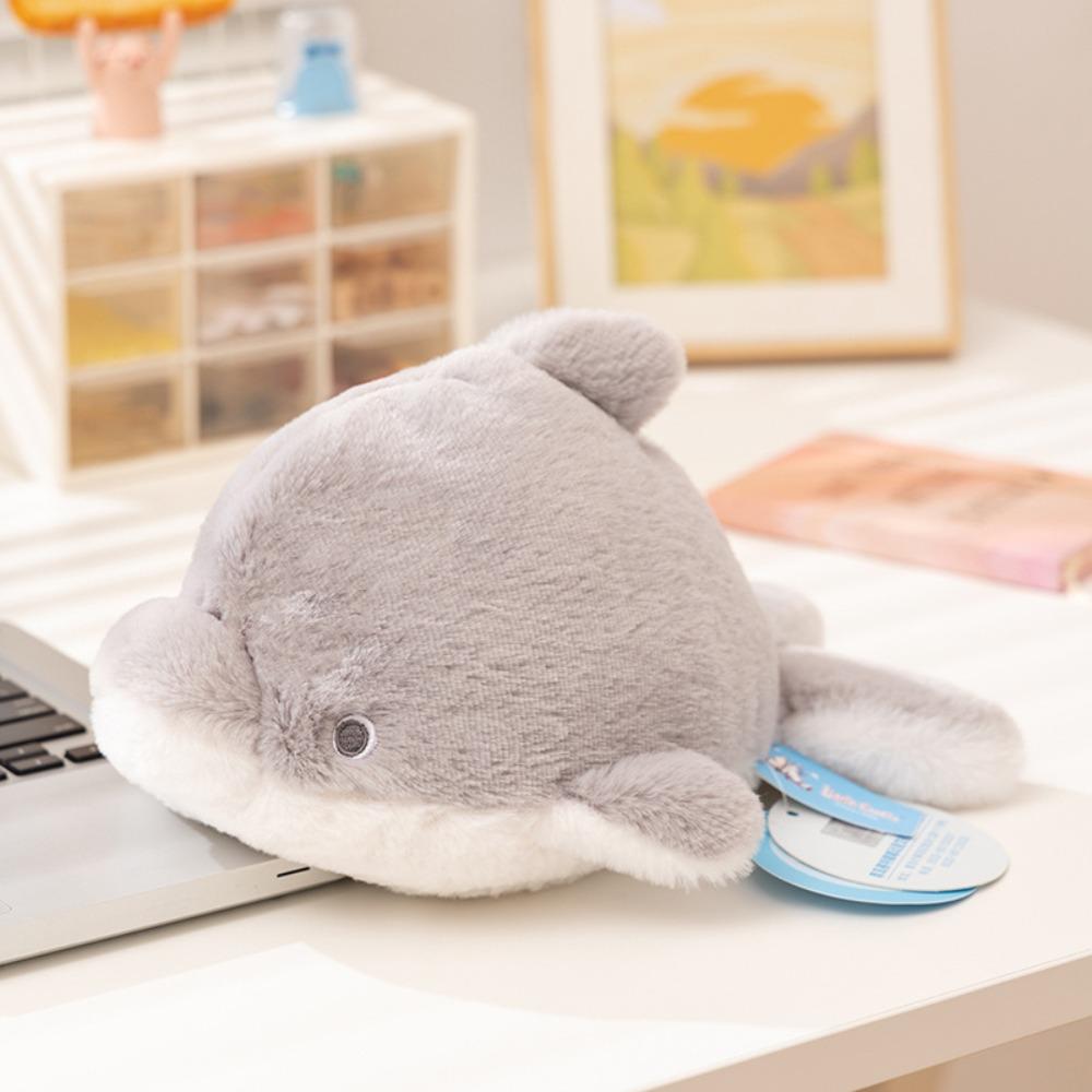 Simulation Sea Stuffed Plush Doll Fluffy Whale Plush Toy Animals Shark Toys  Birthday Gift