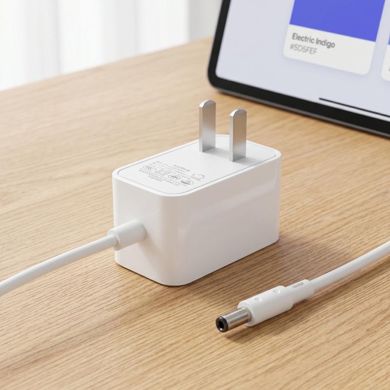 Power Adapter DC 12V 1A AC 100V240V Input Lightweight Power Supply for LED Bars OverCurrent Protection for Home Decor