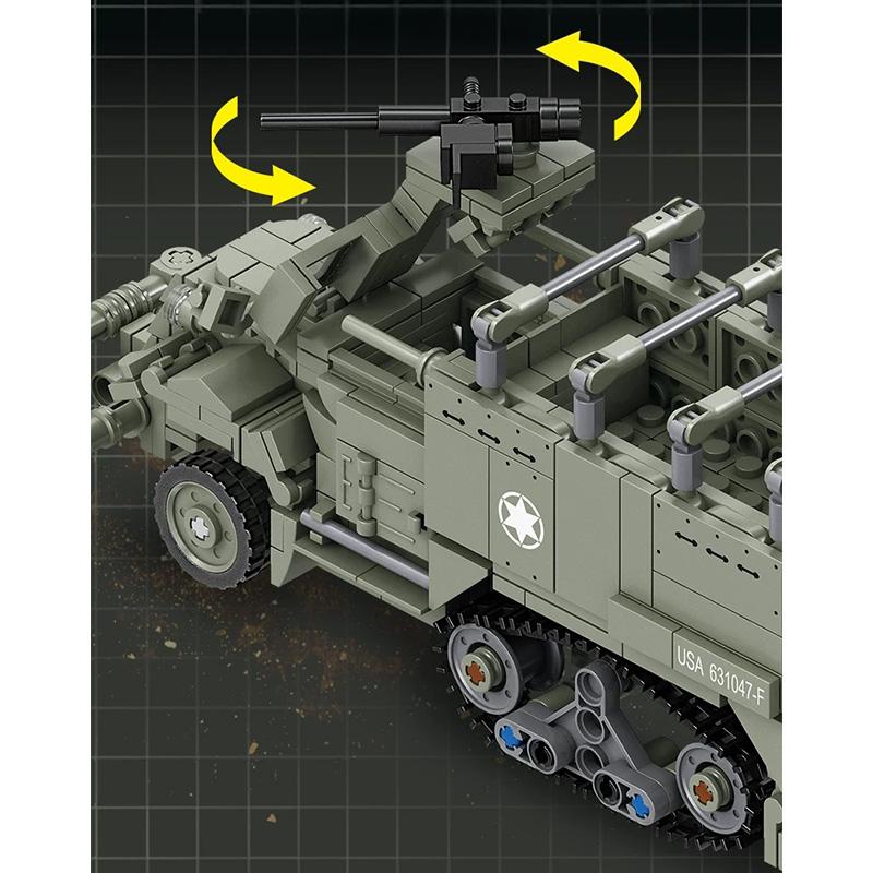 Veículo Militar Caminhão Carro Blindado WW2 Caça Blocos de Montar Tijolos Modelo Brinquedos Presente de Aniversário Natal para Crianças Meninos