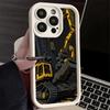 Phone Case for iPhone 17 Air 16E 15 16 Pro Max Excavating Machinery Cool Cover 14 Plus 13 12 Mini Soft Shell Silicone Fundas