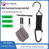Tragbarer Multifunktions-Camping-Rucksackhaken und Karabiner mit Nylon-Lanyard für Outdoor-Sport und Aufbewahrung zu Hause