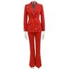 High Street Fashion Spring 2026 Metal Hole Single-Button Suit & Trousers Set