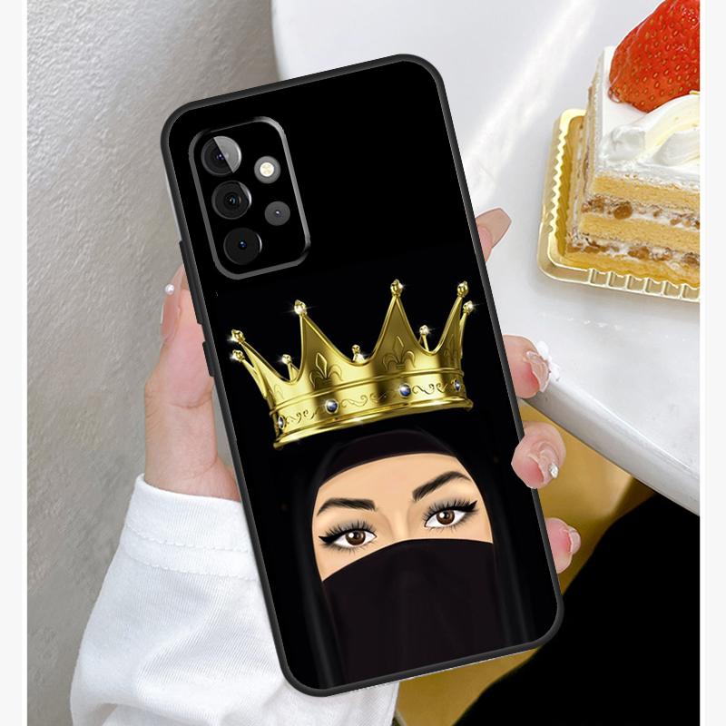

Чехол для никаба королевы исламской мусульманки для Samsung Galaxy A55 A35 A15 A14 A34 A54 A73 A53 A33 A23 A13 A12 A32 A52 A51 Samsung A32 4G