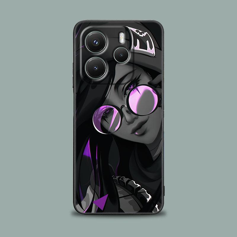 

Phone Case for Xiaomi Redmi 15C 14C 12C 13C 4G Redmi Note 15 14 13 12 11 10 Pro Plus 5G 12S Cover Hot Game Neon Valorant Killjoy Redmi 12