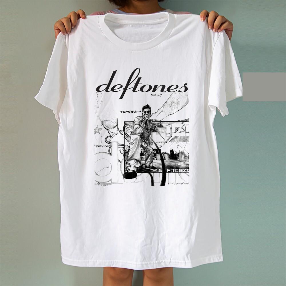 DEFTONES RARITIES Унисекс Белая Футболка Размер S-5XL Унисекс Футболка XL