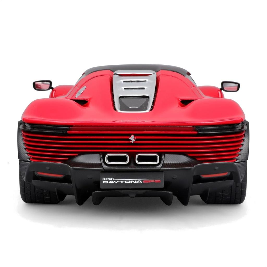 Bburago 1/18 Scale Signature Series Ferrari Daytona SP3 Red / Diecast Model Car, Finished Model, 18-16912 RD