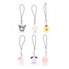 Sanrio Phone Pendant Melody Cinnamoroll Keychain Lanyard Kuromi Bag Charm Hello Kitty Hanging Rope Decoration
