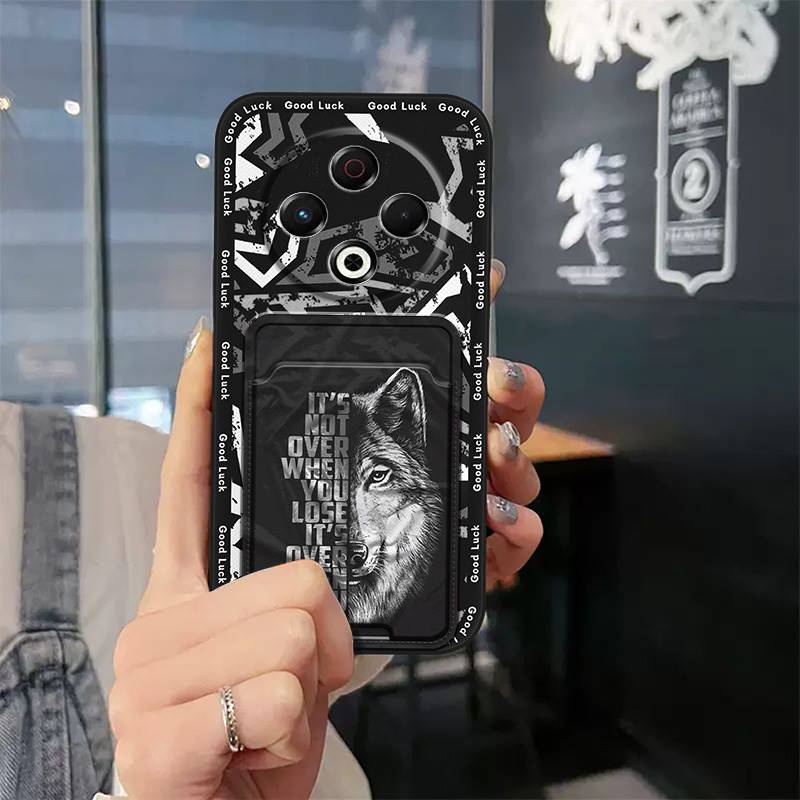 TPU Cute Phone Case For Tecno Spark30 4G/KL6 Card sleeve Silicone protective Durable Dirt-resistant Anti-dust Soft case