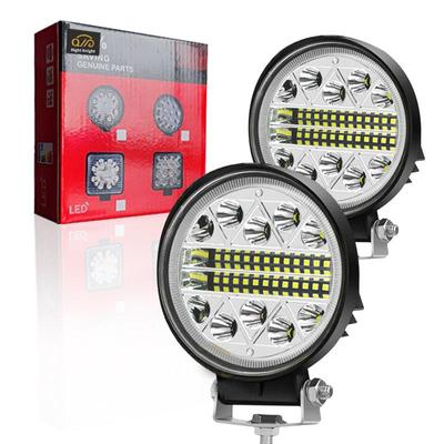 2 stk supersterkt 102W LED arbeidslys passer for bil lastebil ATV SUV DC Led frontlykt terrengkjøretøy bil LED lys 12V/24V