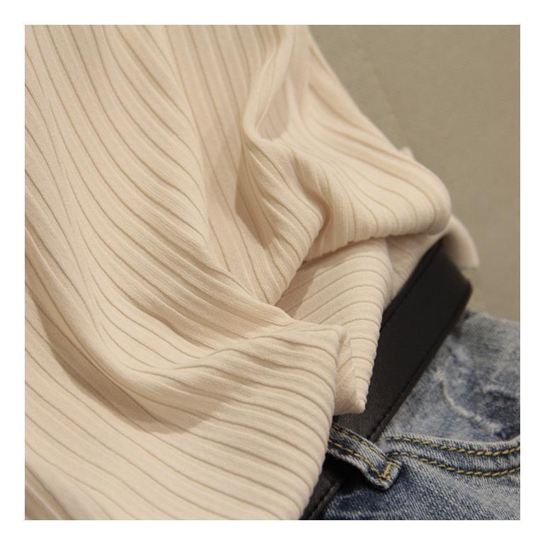 Women's Plus Size Ice Silk Round Neck Tank Top - Summer Korean Style Sleeveless Versatile Base Shirt