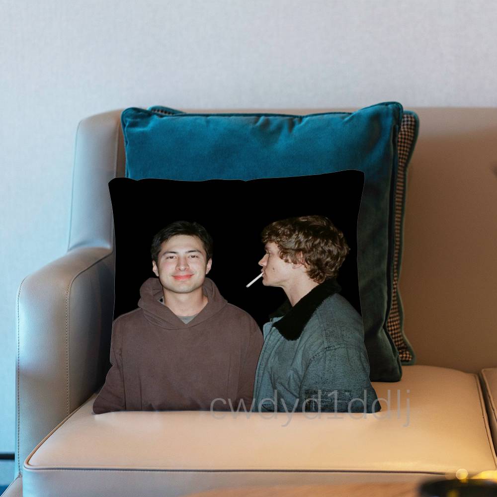 H-Heated Rivalry Popular Pillow Case Short Plush Sofa Decorative Gift Home Double-sided Printing Cushio