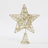 Christmas Decoration: 20/25cm Three-dimensional Tree Top Star, Small Five-pointed Star Christmas Tree Arrangement