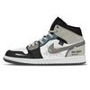 Air Jordan 1 Abrasion Resistant Mid Top Vintage Basketball Shoes Men's DQ8426-001(Team845)