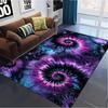 Tie-Dye Carpet Rug for Living Room Bedroom Home Sofa Decoration,Kids Play Non-slip Floor Mat