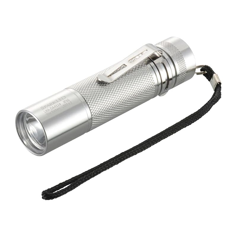 

Ohm Electric flashlight LED handy light waterproof led light sparkled pure beam 400 lumens dimming IPX6 Compliant with ANSI standards Aluminum body