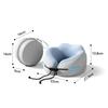 Memory Foam U Shaped Neck Pillow with Removable Washable Cover Support for Travel Sleeping Rest Home Office Car Use