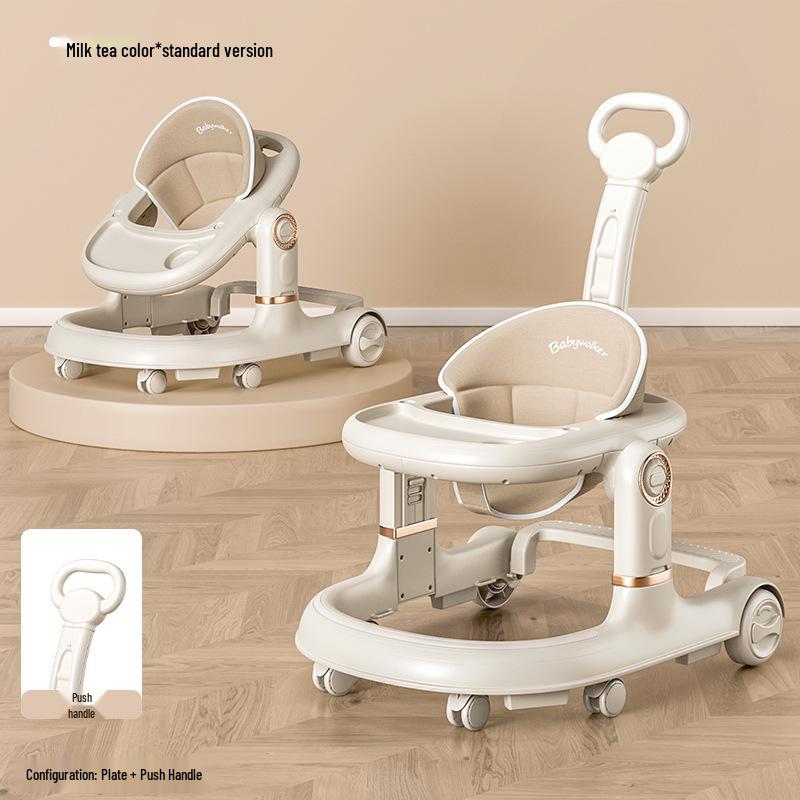 Two-in-One Baby Walker & Learning Push Car for Boys and Girls - Non-Slip, Anti-Tip Design
