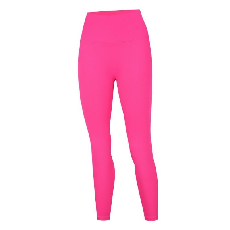 High-Waisted 9/10 Length Yoga Leggings Women Seamless Ultra-Stretch Quick-Dry Breathable Workout Pants
