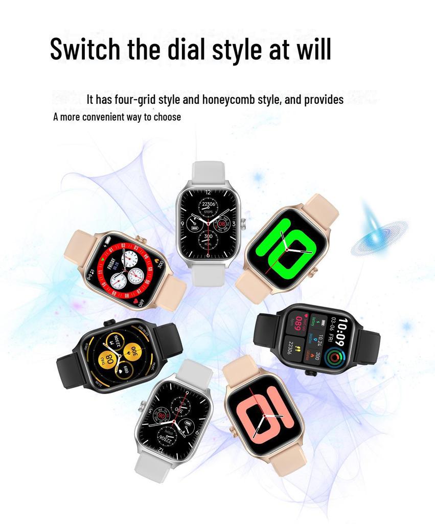 Montre connectée Huami GTS4 Y13 avec appel Bluetooth, surveillance de la santé, fréquence cardiaque et fonctions d'exercice