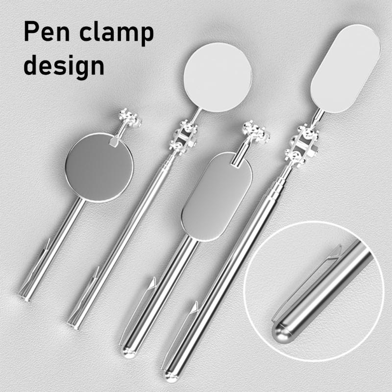 360 Degree Rotating Extendable Handle Car Inspection Mirror For Mechanics Aviation Welding Automotive Construction Work