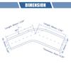 X AUTOHAUX Silicone Hose, Silicone Pipe, Radiator Hose, 1 Piece,