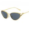 Fashion Small Metal Frame Cat Eye Sunglasses Women Trendy Driving Sun Glasses 2026 Luxury Brand Eyeglasses