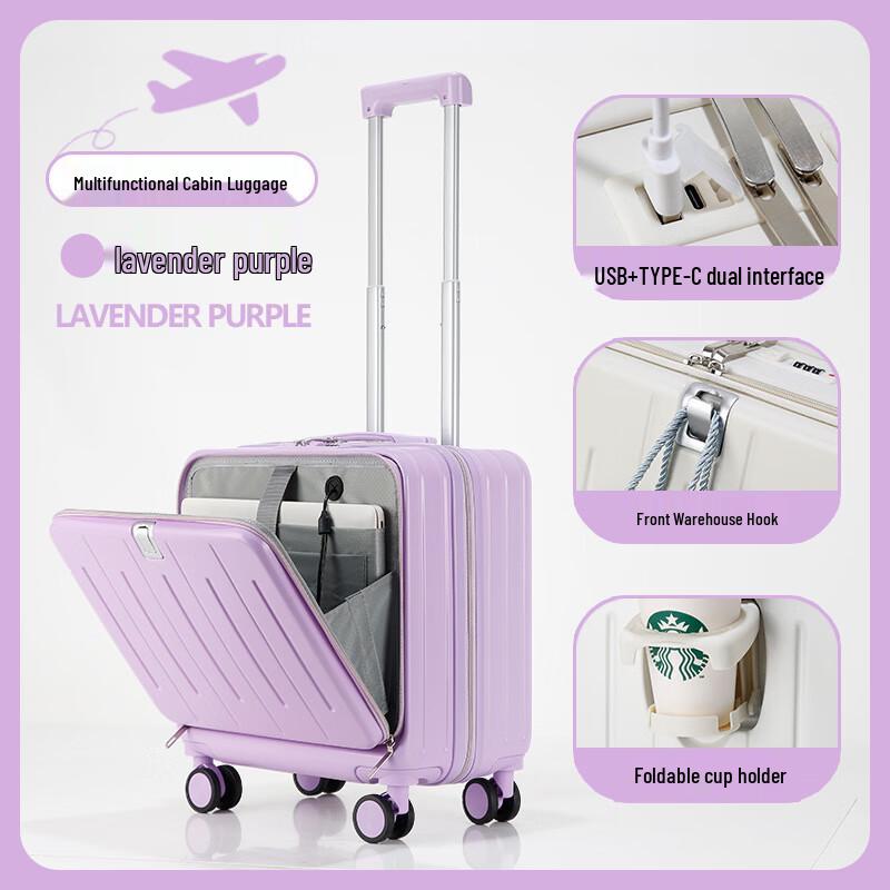 OEING Kids Front-Opening Carry-on Luggage
