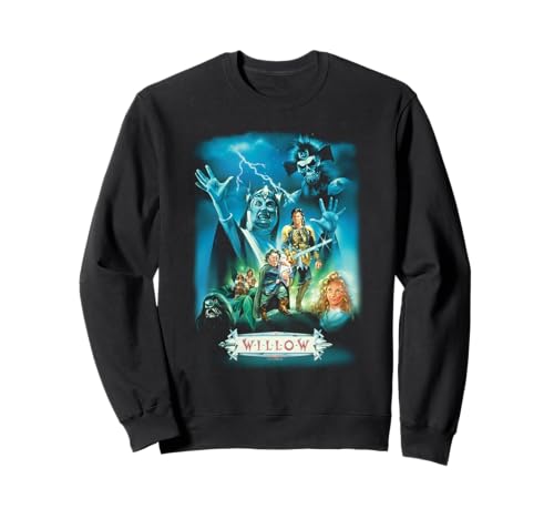 Lucasfilm Willow Illustrated Blue Movie Poster Sweatshirt