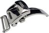Seiko B23S51SA01W 18mm Silver with Logo D-Buckle, Push-Button,