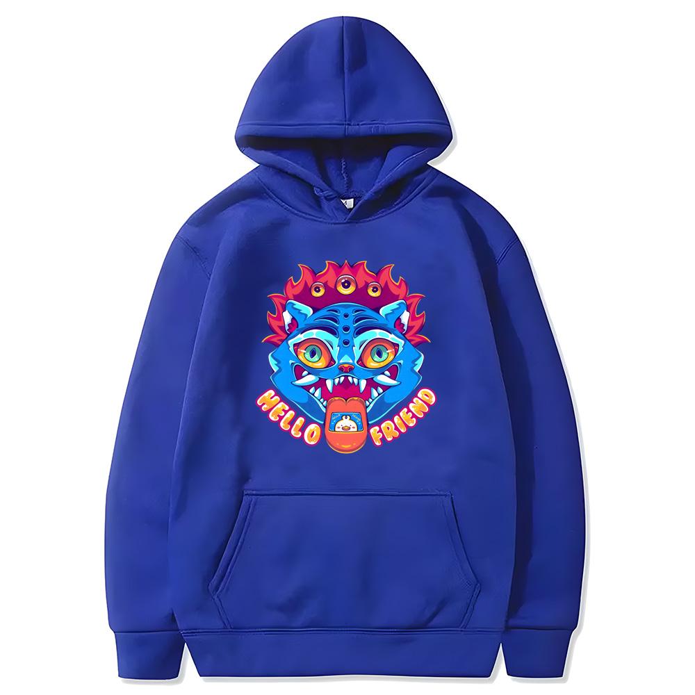 

Kpop Demon Hunters Tiger Kawaii Hoodie Aesthetic 2025 Comic Fashion Sweatshirt Graphic Printing Unisex Clothing Sudaderas Hoody XXXL
