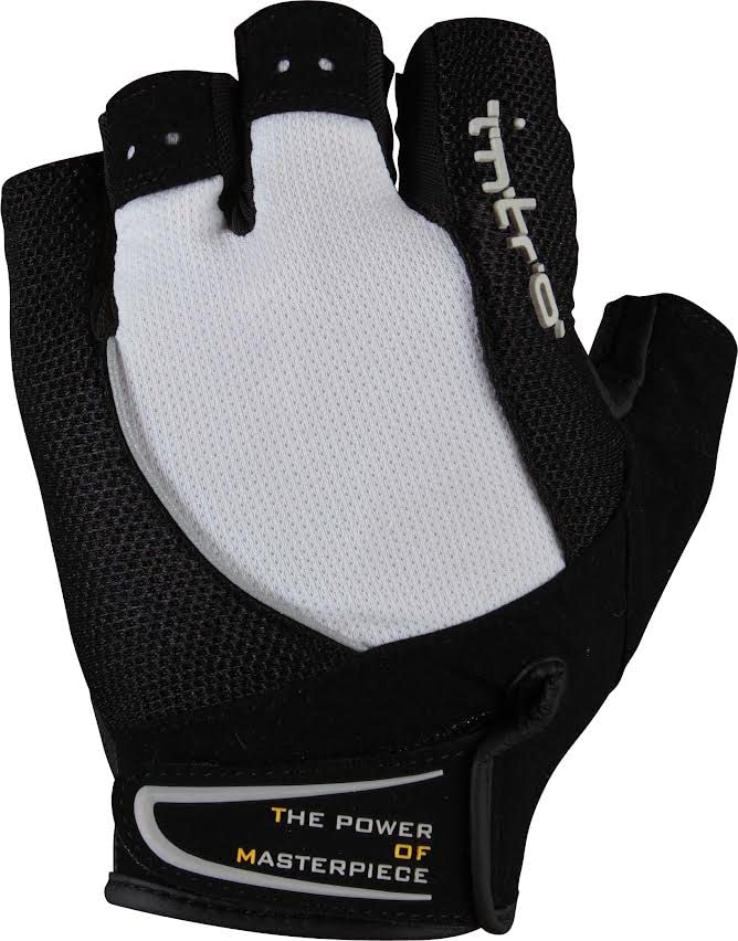 

INTRO Stinger2 Half Finger Pure XL Gloves, White,