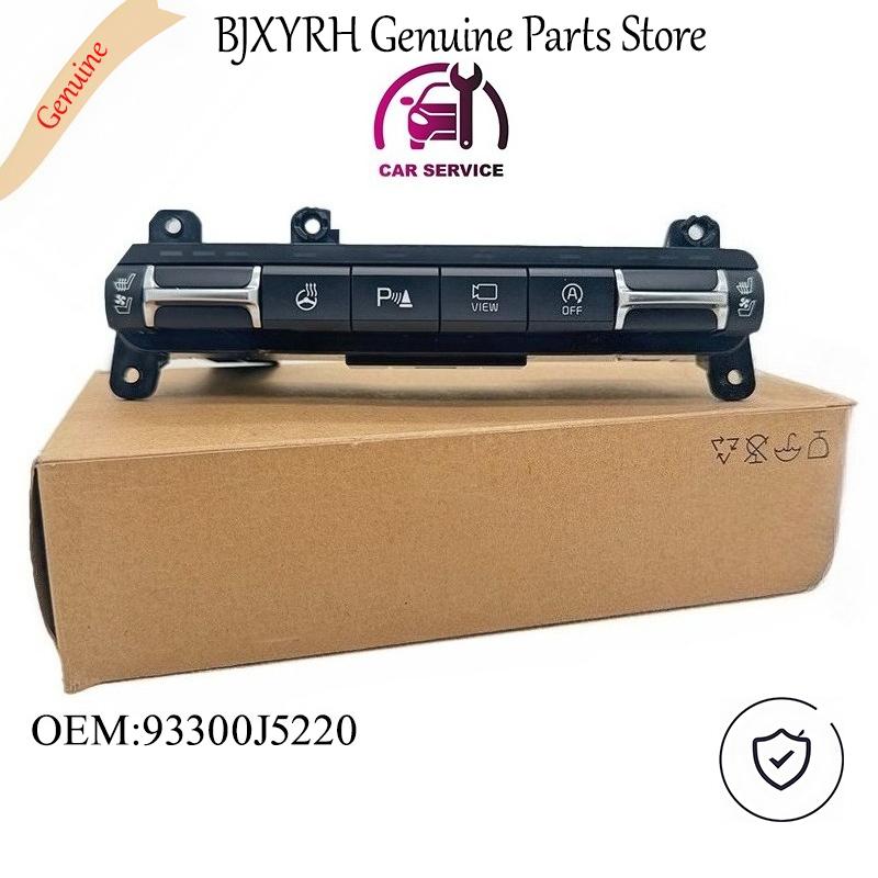 OEM 93300J5220CA 4 Button Center Console Switch for Kia Stinger 2018-, Gear Shift Control Panel Original 93300-J5220